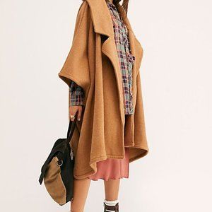 Free People - Off Duty Oversized Poncho (camel)